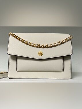 Tory Burch Robinson Color-Block Double-Strap Convertible Shoulder Bag